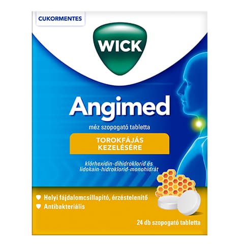 Angimed mézes szopogató tabletta 24 db