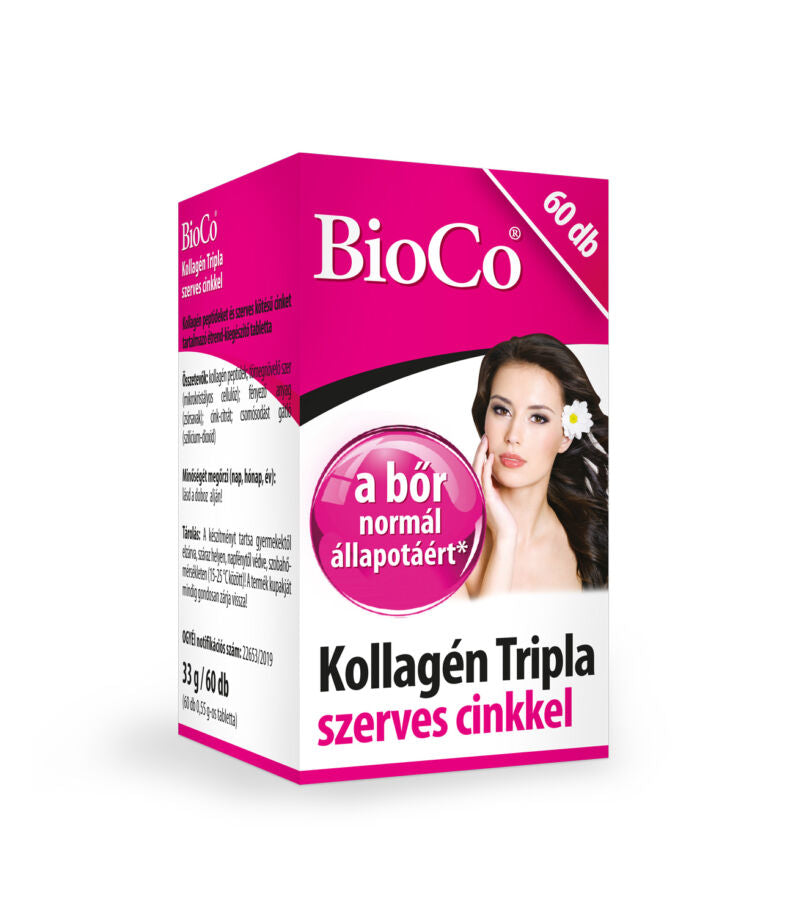 Bioco Kollagén Tripla szerves cinkkel 60 db