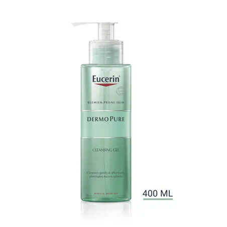 Eucerin DermoPure Mélytisztító micellás arclemosó zselé 400 ml