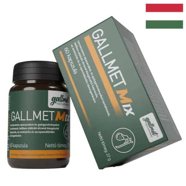 GALLMET-Mix * 60 db epesav és gyógynövény kapszula