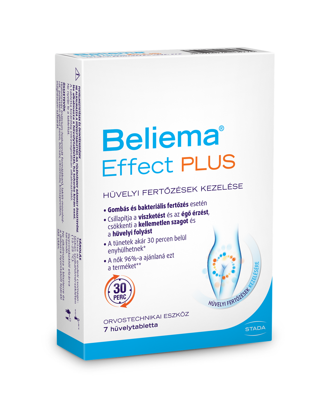 Beliema Effect Plus hüvelytabletta 7 db