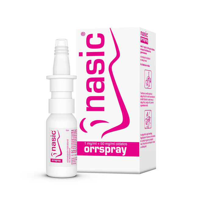 NASIC 1 mg/ml + 50 mg/ml oldatos orrspray felnőtteknek és gyermekeknek