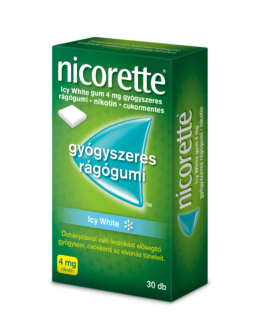 Nicorette Ice White 4 mg 30 db