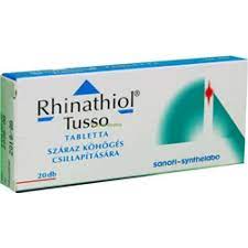 Rhinathiol tusso 100 mg tabletta 20 db