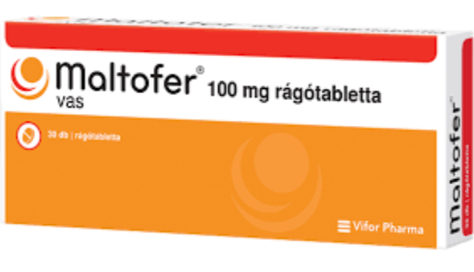 Maltofer 100 mg rágótabletta 30 db