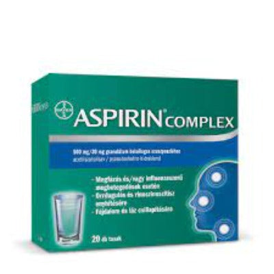 Aspirin Complex 500 mg/30 mg granulátum belsőleges szuszpenzió 20 db