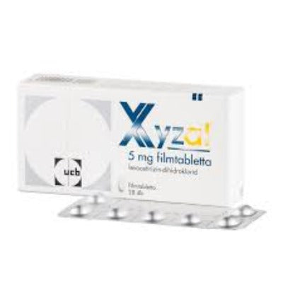 Xyzal 5 mg tabletta 28 db
