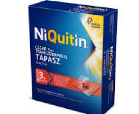 Niquitin Clear 7 mg transzdeminális tapasz 7 db