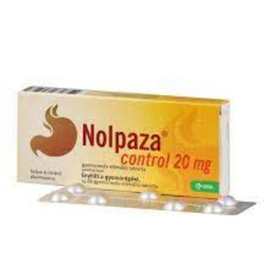 Nolplaza Control 20 mg tabletta 14 db