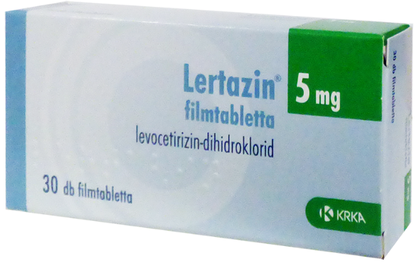 Lertazin 5 mg tabletta 30 db