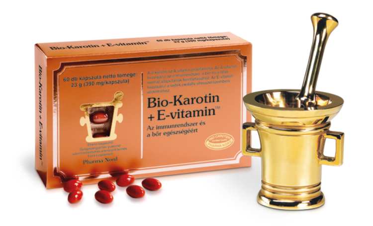 Pharmanord Bio-Karotin+ E-vitamin kapszula 60 db