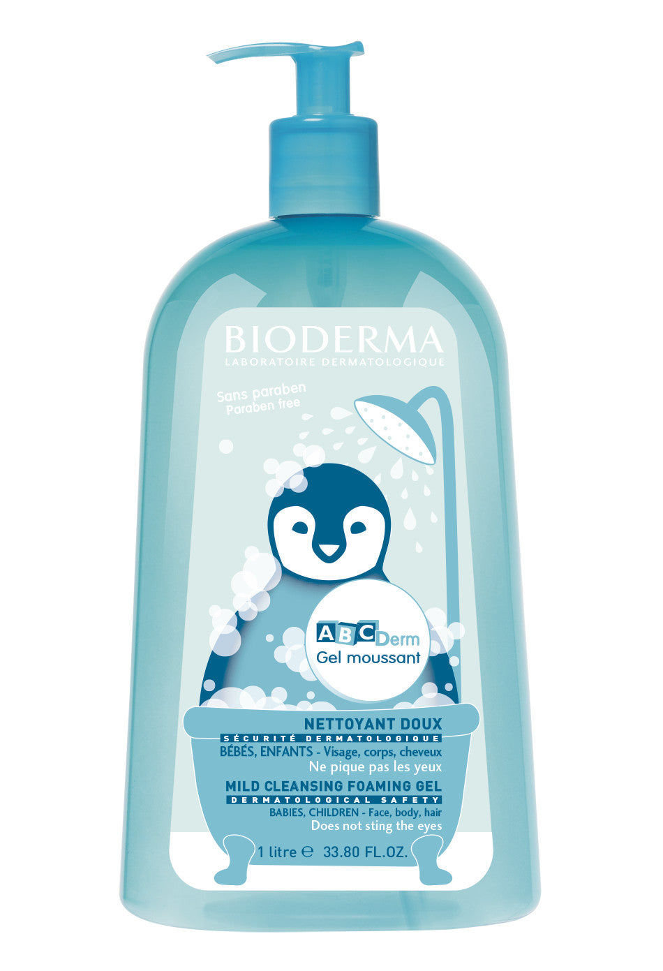 Bioderma ABC Derm Fürdető Tisztító habzó gél babáknak 1000 ml