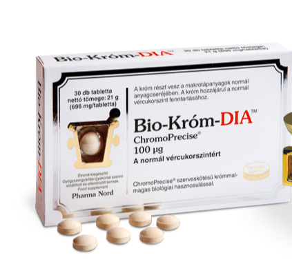 Pharmanord Bio-Króm Dia tabletta 30 db