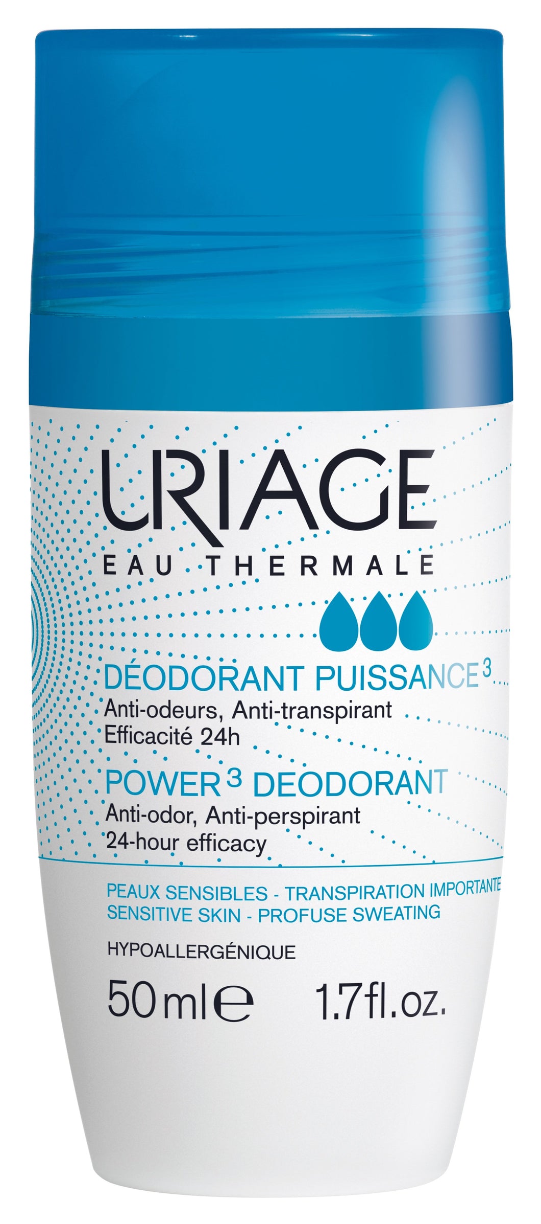 Uriage DEO - Intenzív izzadásgátló golyós dezodor 50 ml