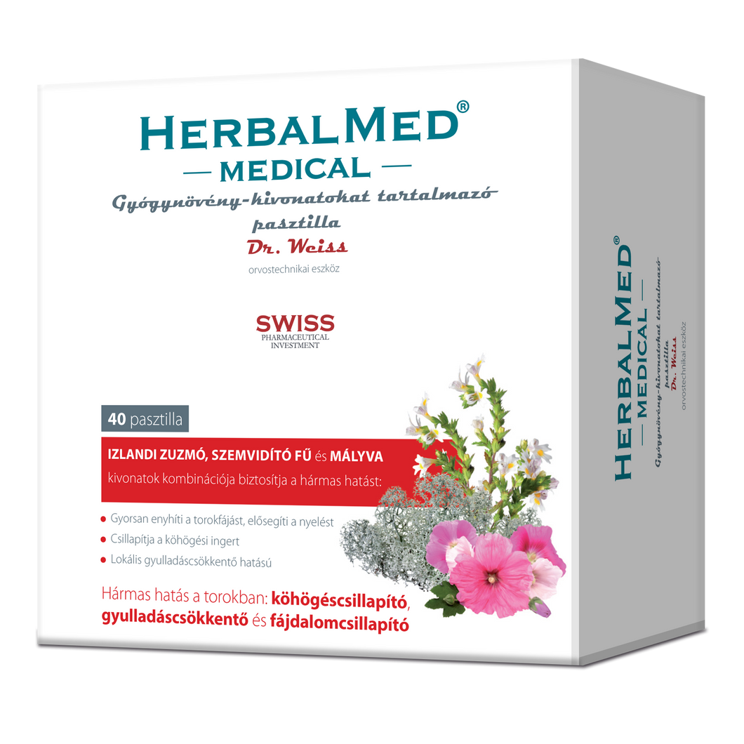 Herbalmed Medical pasztilla 40 db