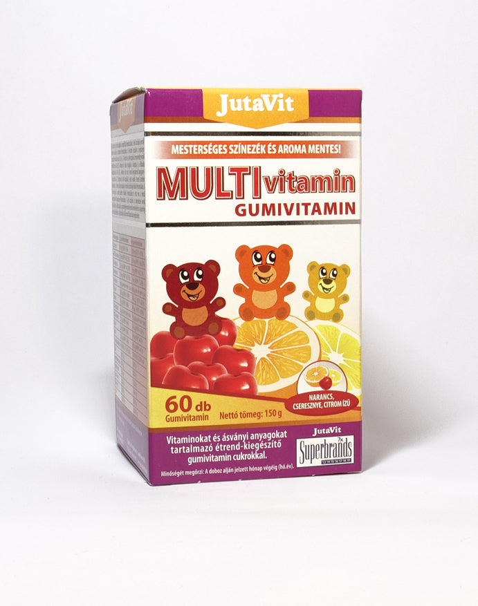 JutaVit Multivitamin gumivitamin 60 db-os gyümölcs ízű