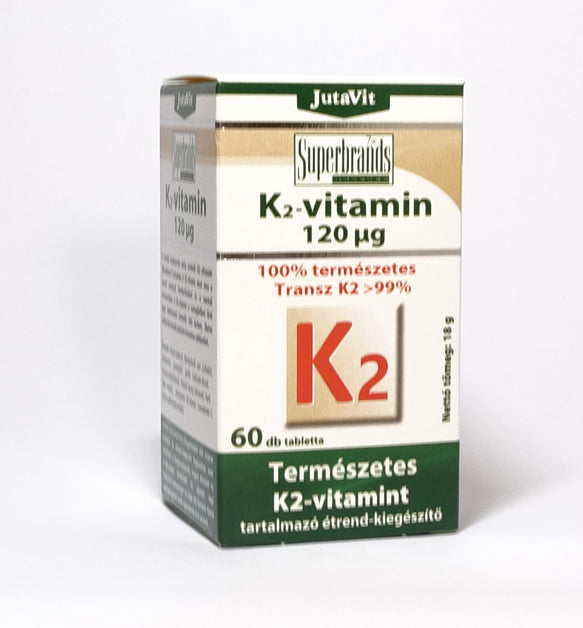 JutaVit K2-vitamin 120µg tabletta 60 db
