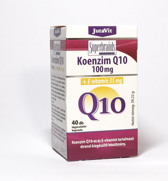 JutaVit Koenzim Q10 100mg +E-vitamin 35mg kapszula 40 db