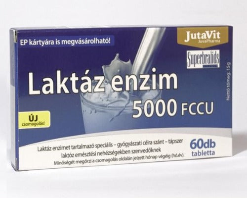 JutaVit Laktáz Enzim 5000 tabletta 60 db