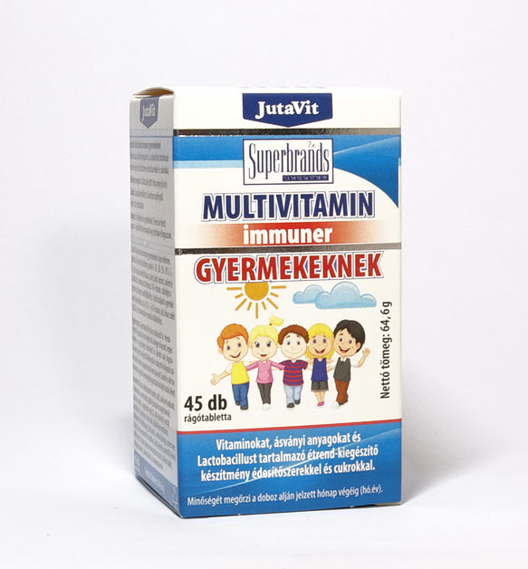 JutaVit Multivitamin Immuner Gyermekeknek rágótabletta 45 db