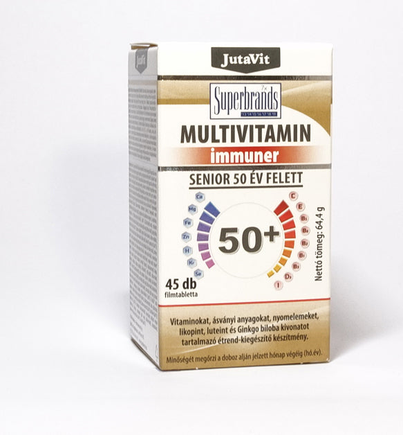JutaVit Multivitamin immuner Senior 50 év felett tabletta 45 db