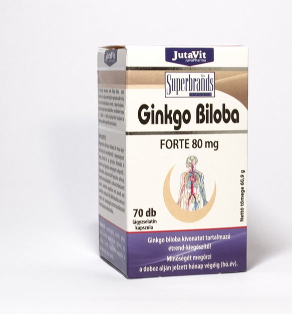 JutaVit Ginkgo Biloba Forte 80 mg kapszula 70 db
