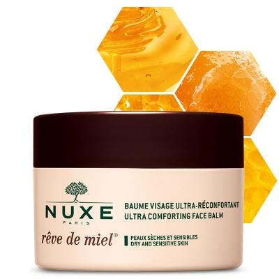 Nuxe Reve de miel ultra kényeztető arcbalzsam nappali és éjszakai-száraz, érzékeny bőr 40 ml
