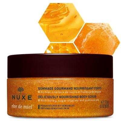 Nuxe Reve de miel tápláló testradír-száraz, érzékeny bőr 175 ml