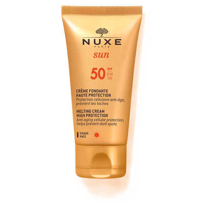 Nuxe Sun Fluid arcra SPF50- normál és kombinált bőr 50 ml