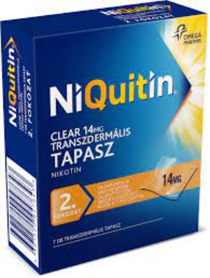 Niquitin Clear 14 mg transzdeminális tapasz 7 db