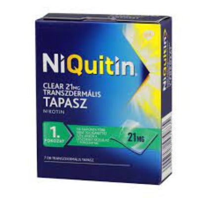 Niquitin Clear 21 mg transzdeminális tapasz 7 db