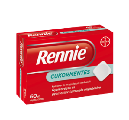 Rennie cukormentes tabletta 60 db