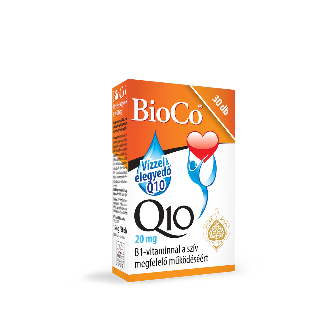 BioCo Vízzel elegyedő Q10 50 mg B1-vitaminnal 30 db
