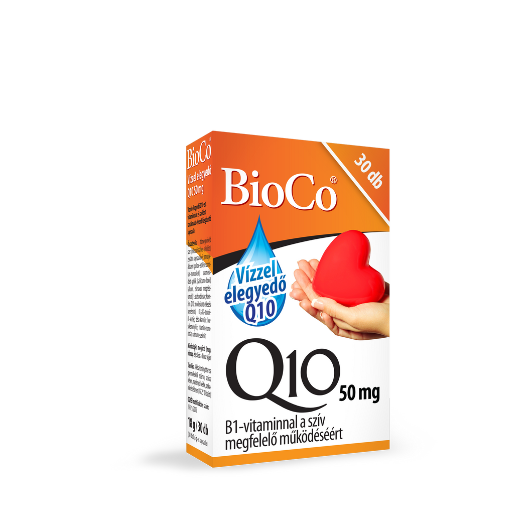 BioCo Vízzel elegyedő Q10 MEGA 100 mg B1-vitaminnal 30 db