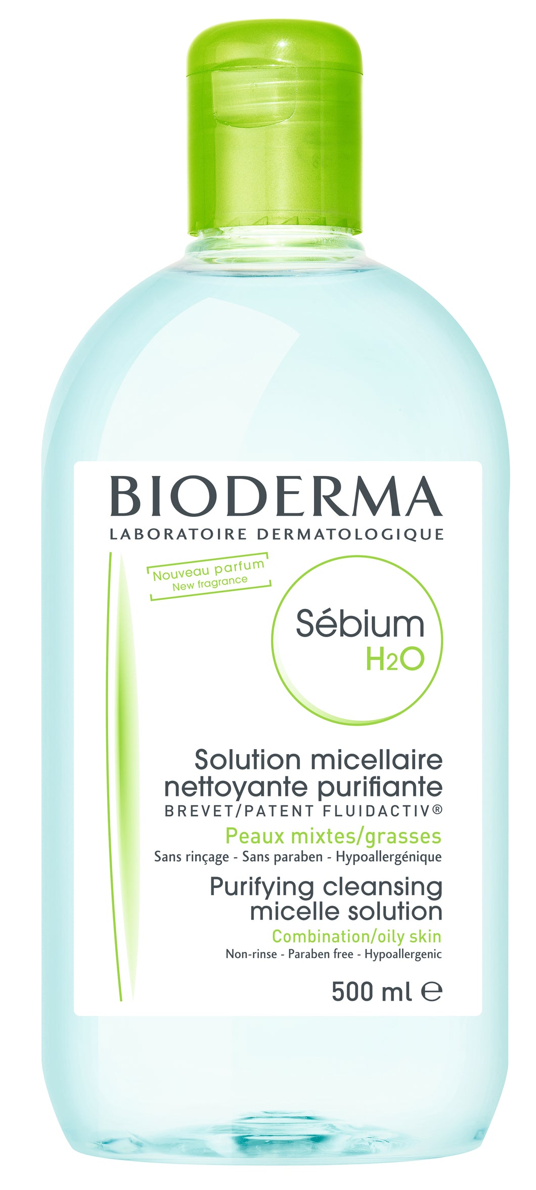 Bioderma Sébium H2O arc- és sminklemosó 500 ml
