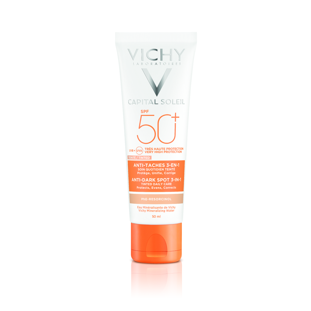 Vichy Capital Soleil pigmentfoltok elleni színezett napvédő krém SPF50+ 50 ml