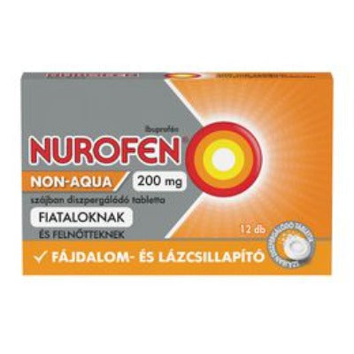Nurofen Non-Aqua 200 mg szájban diszperggálódó tabletta 12 db