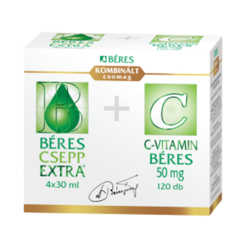 Béres Csepp 4X30 ml + C vitamin 50 mg