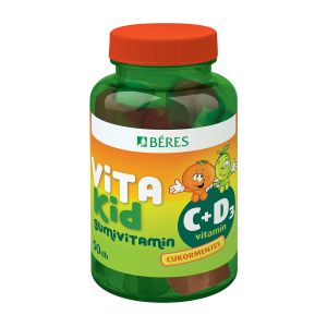 Béres VitaKid C+D3 Gumivitamin 50 db