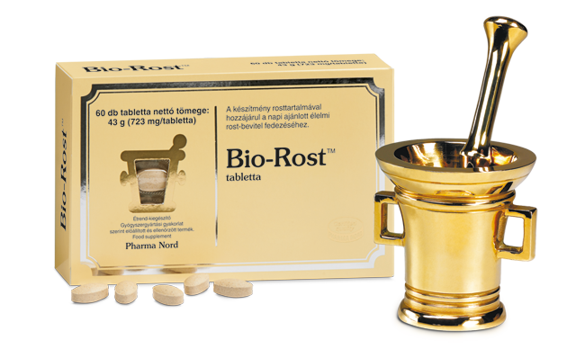 Pharmanord Bio-Rost tabletta 60 db Természetes rostkeverék a megfelelő emésztésért