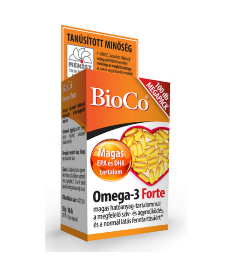 BioCo Omega-3 Forte MEGAPACK 100 db