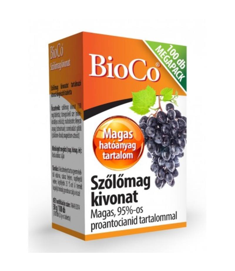 BioCo Szőlőmag kivonat MEGAPACK 100 db