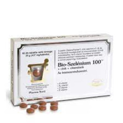 Pharmanord Bio-Szelenium 100 +cink+ vitaminok tabletta 60 db