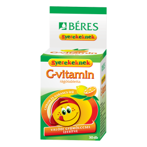 Béres C vitamin 100 mg rágótabletta gyerek 30 db