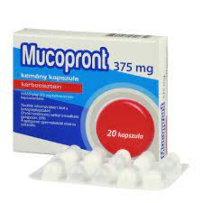 Mucopront 375 mg kapszula 20 db