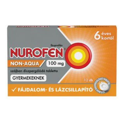 Nurofen Non-Aqua 100 mg szájban diszpergálódó tabletta 12 db