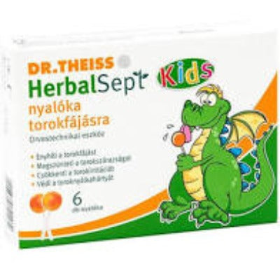 dr Theiss Herbalsept nyalóka torokfájásra 6db