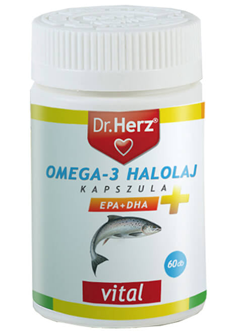 Dr Herz Omega-3 Halolaj kapszula 60 db