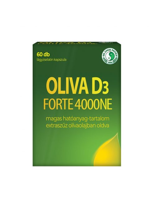 Dr Chen Oliva D3 4000 NE lágyzselatin kapszula 60 db