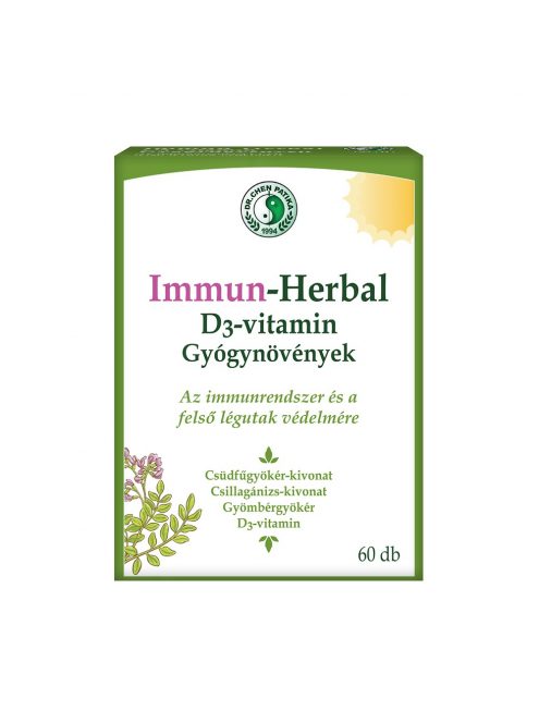 Dr Chen Immun Herbal D3 vitaminnal kapszula 60 db